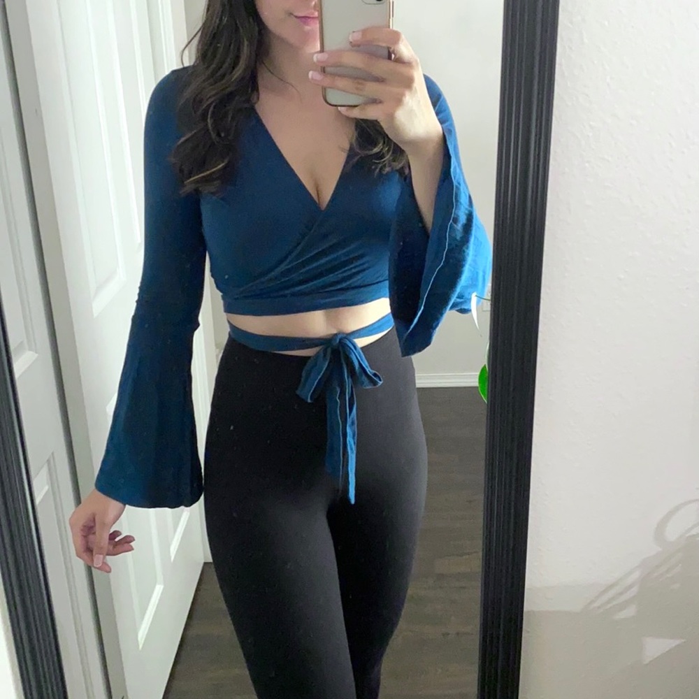 Long Sleeve Wrap Shirt